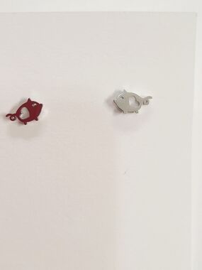 Small Cute Pig Stud Earrings